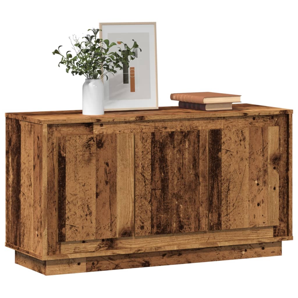 Sideboard Old Wood 102x35x55 cm Engineered Wood